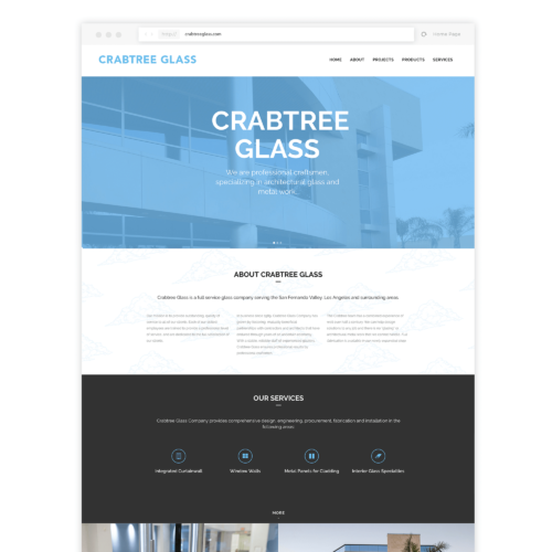 Crabtree Glass Homepage